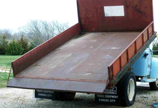 1951 Blue Ford Other Flatbed with Removable Sides and Hydraulic Dump