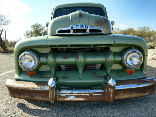 1951 Green Patina Ford F1 Standard Cab Pickup