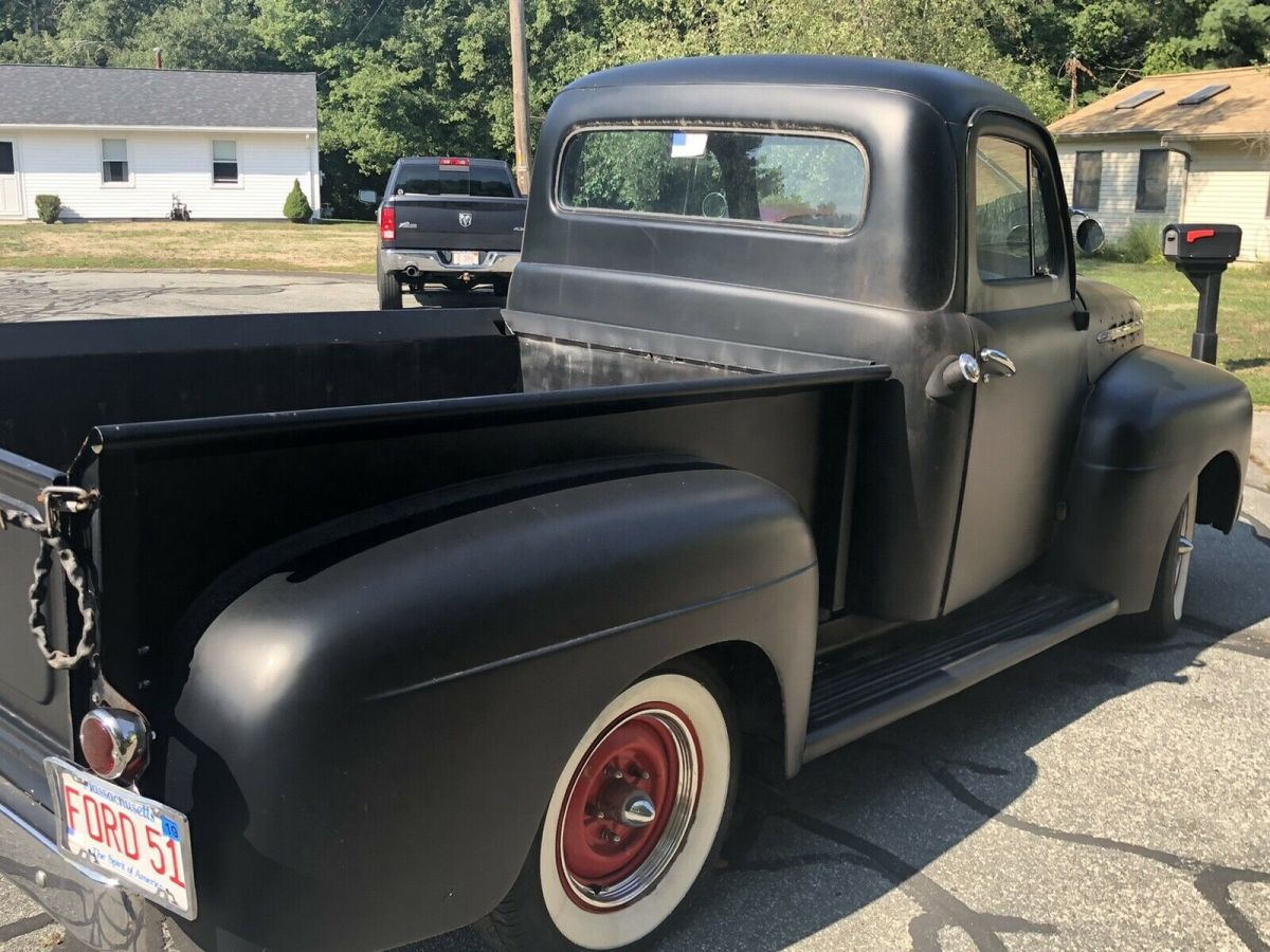 1951 Black Ford f1 Pickup
