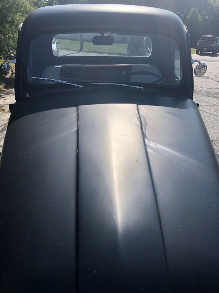 1951 Black Ford f1 Pickup