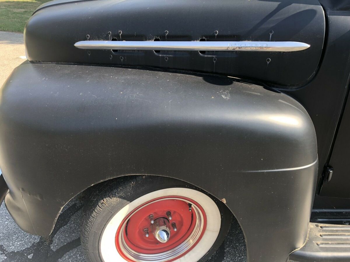 1951 Black Ford f1 Pickup