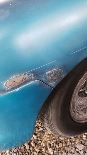 1951 Blue Ford f1 Pickup