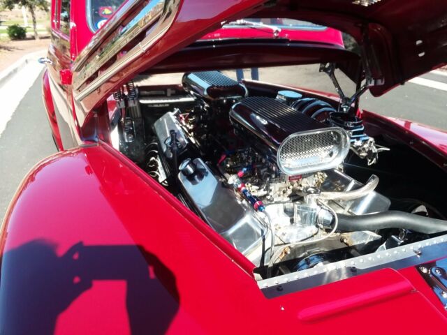 1951 Red Ford F-100 Standard Cab Pickup