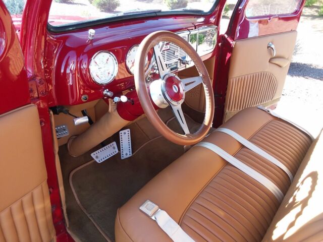 1951 Red Ford F-100 Standard Cab Pickup