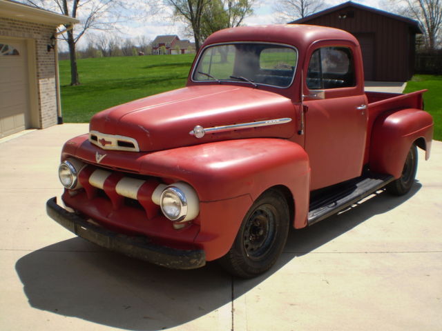 1951 Red Ford Other Pickups