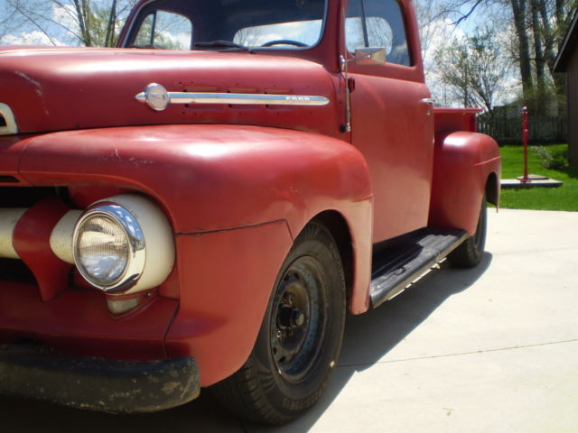 1951 Red Ford Other Pickups