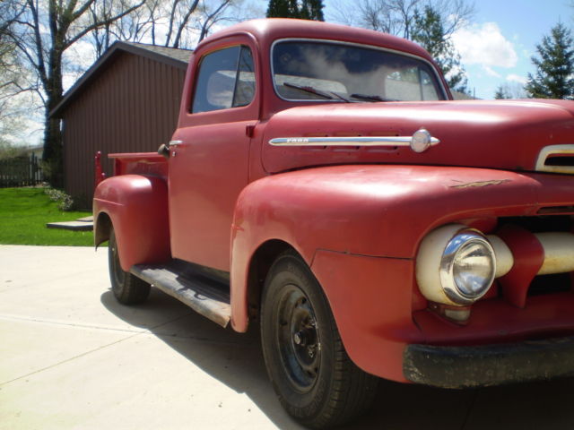 1951 Red Ford Other Pickups