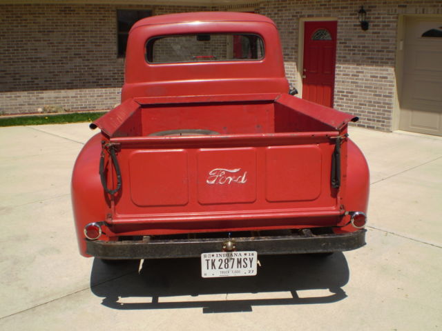 1951 Red Ford Other Pickups