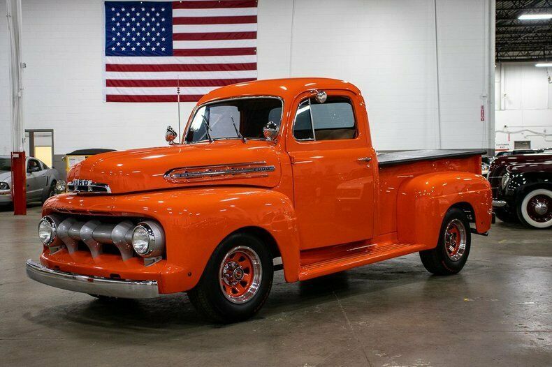 1951 Orange Ford F-100 --
