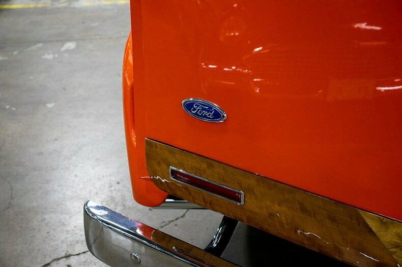 1951 Orange Ford F-100 --
