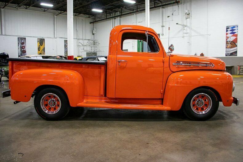 1951 Orange Ford F-100 --