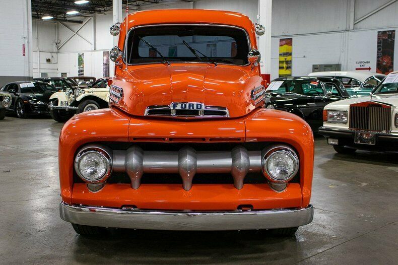 1951 Orange Ford F-100 --