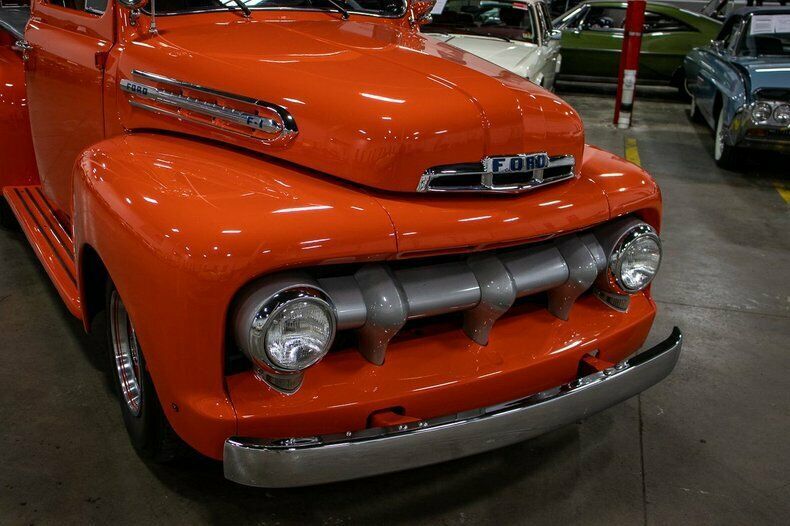 1951 Orange Ford F-100 --