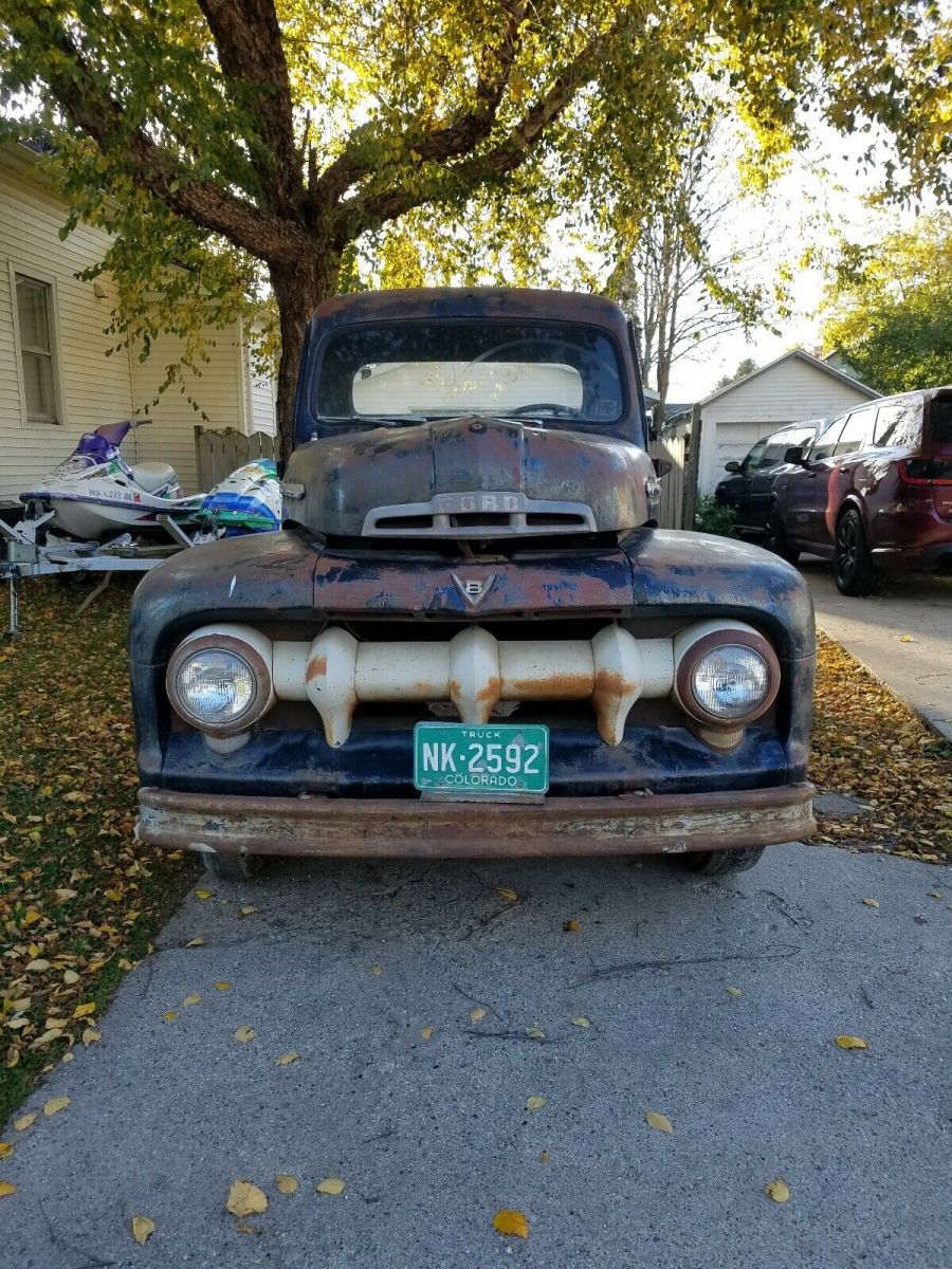 1951 Black Ford F100