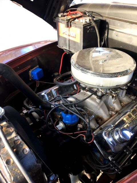 1951 White/brown Ford F6