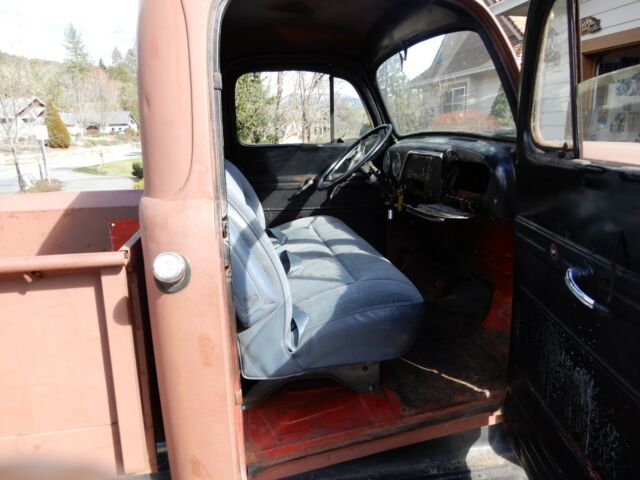 1951 Red Ford F-100 Standard Cab Pickup