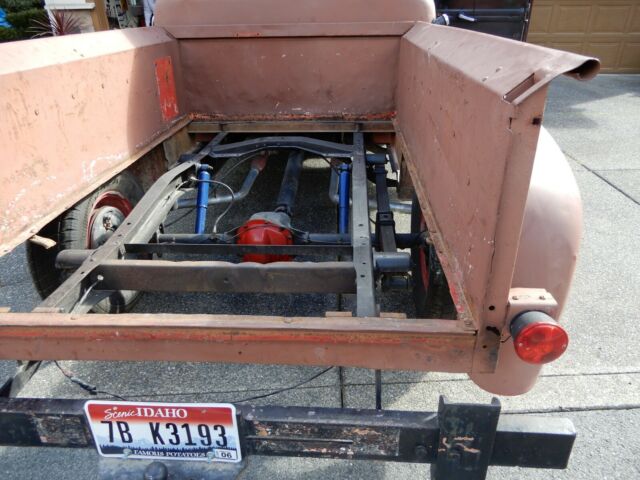 1951 Red Ford F-100 Standard Cab Pickup