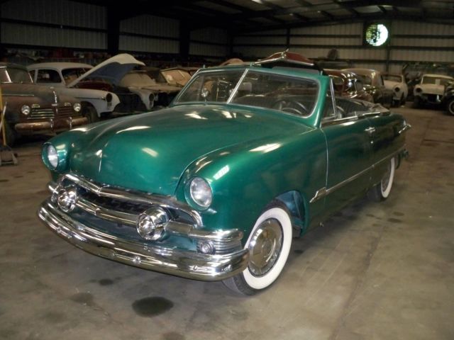 1951 Green Ford coupe 2 door Coupe