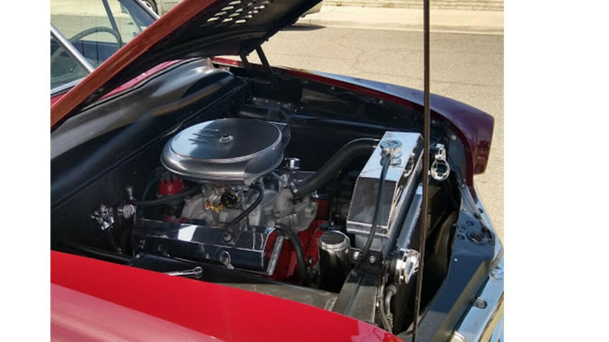 1951 Red Ford Club Coupe
