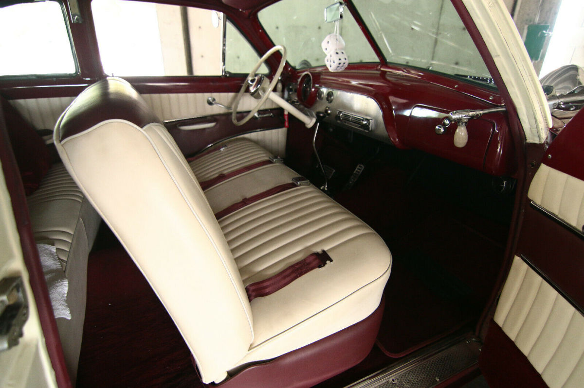 1951 Red Ford Club Coupe