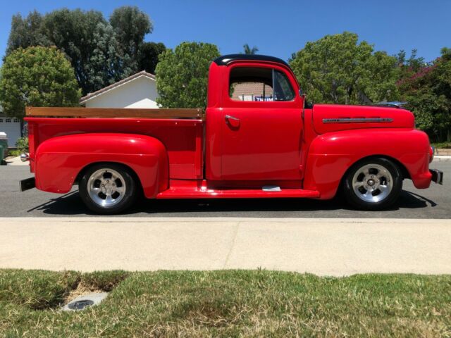 1951 Red Ford F-100 Cab & Chassis