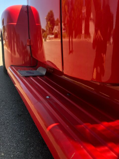 1951 Red Ford F-100 Cab & Chassis