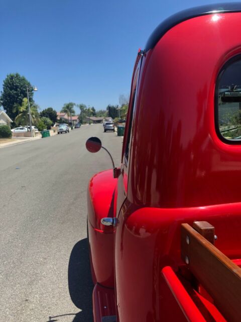 1951 Red Ford F-100 Cab & Chassis