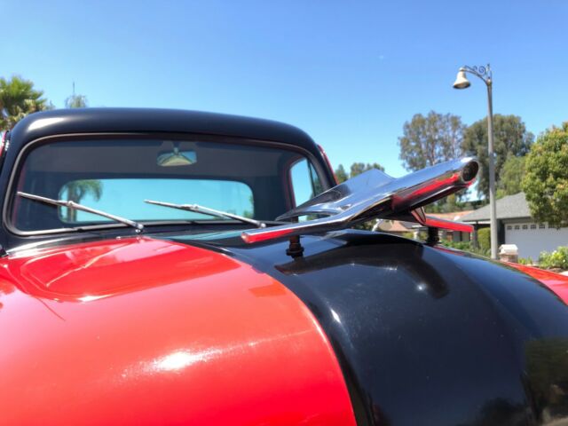 1951 Red Ford F-100 Cab & Chassis