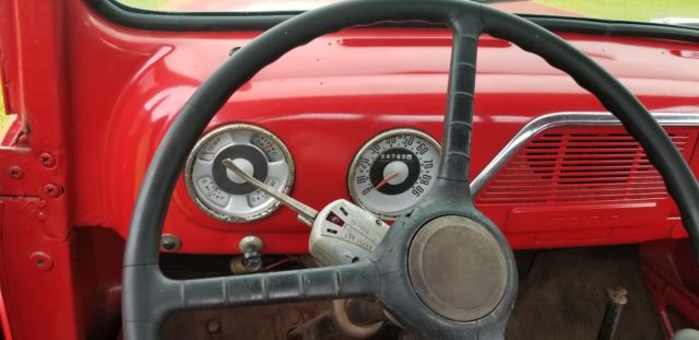 1951 Red Ford Other Pickups Standard Cab Pickup