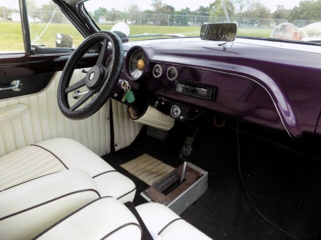 1951 Black Cherry/ White Ford Victoria Coupe