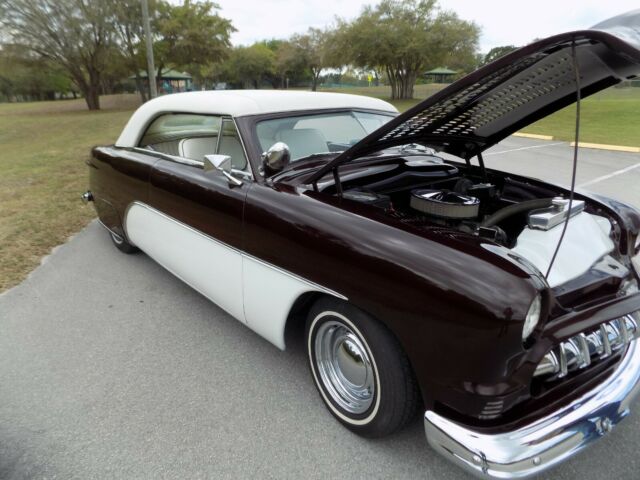 1951 Black Cherry/ White Ford Victoria Coupe