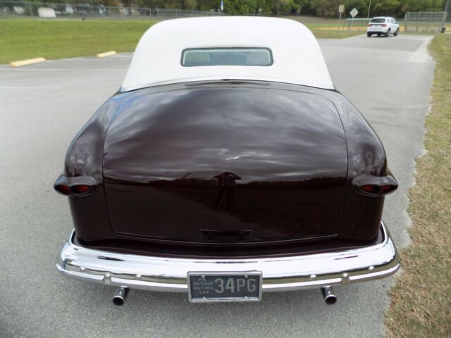 1951 Black Cherry/ White Ford Victoria Coupe