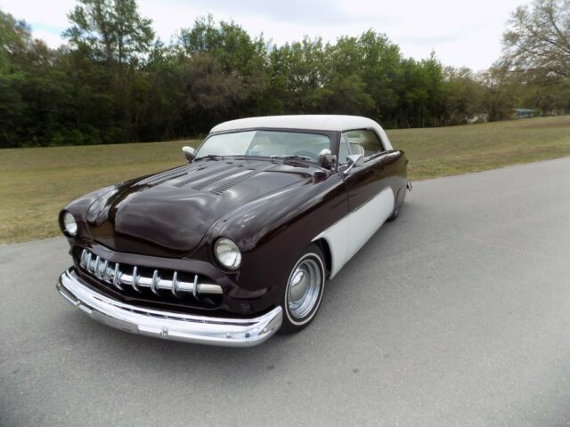 1951 Black Cherry/ White Ford Victoria Coupe