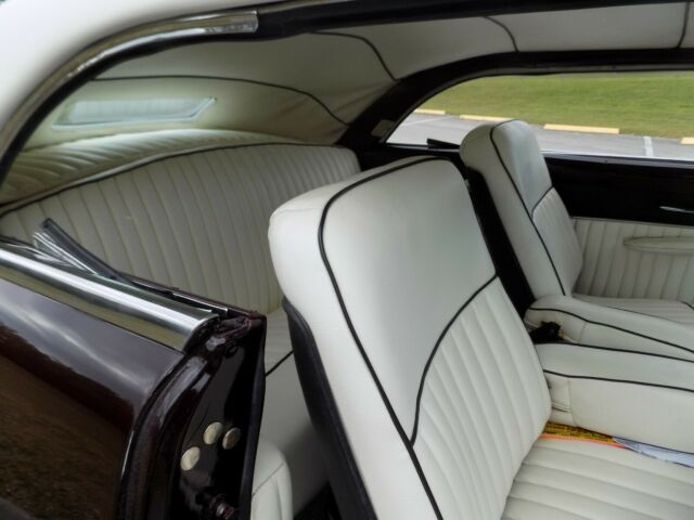1951 Black Cherry/ White Ford Victoria Coupe