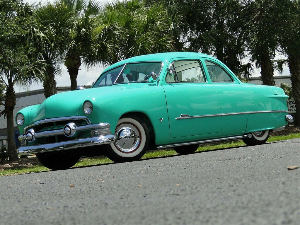 1951 Green Ford Business Coupe 2d : 2 Door Hard TOP