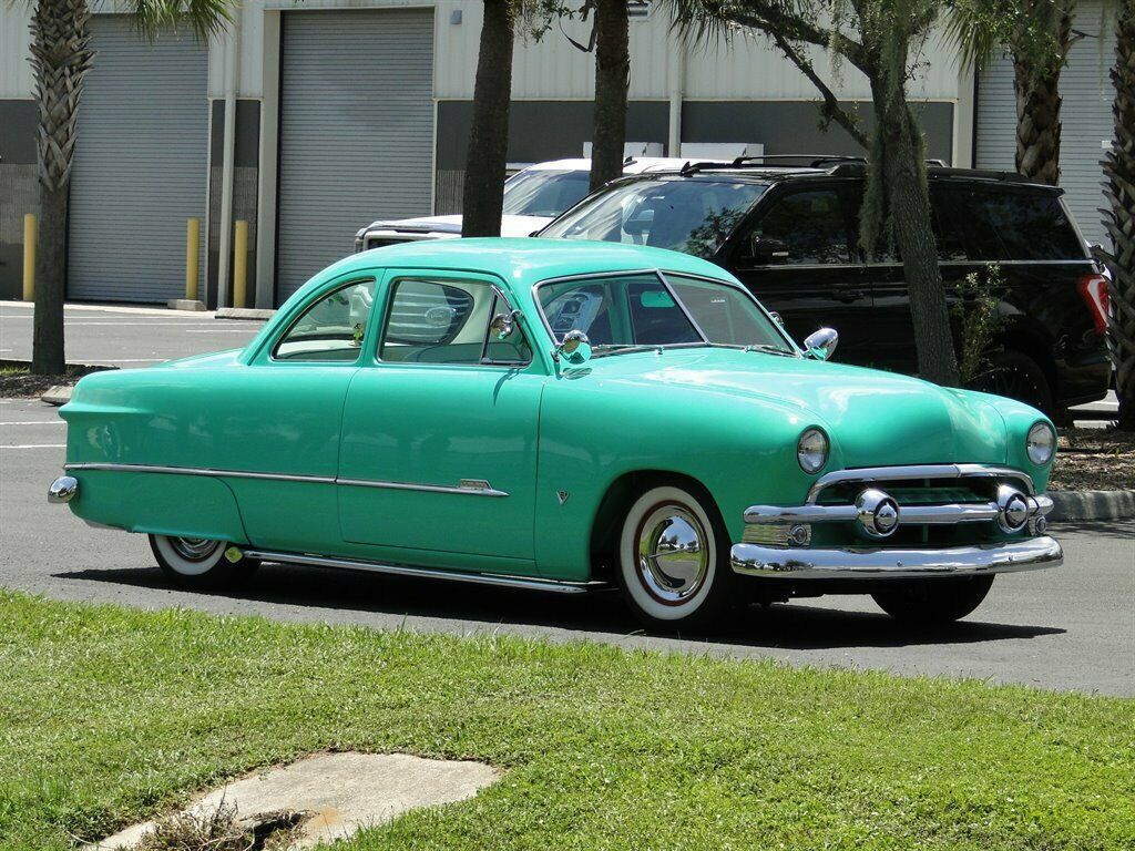 1951 Green Ford Business Coupe 2d : 2 Door Hard TOP