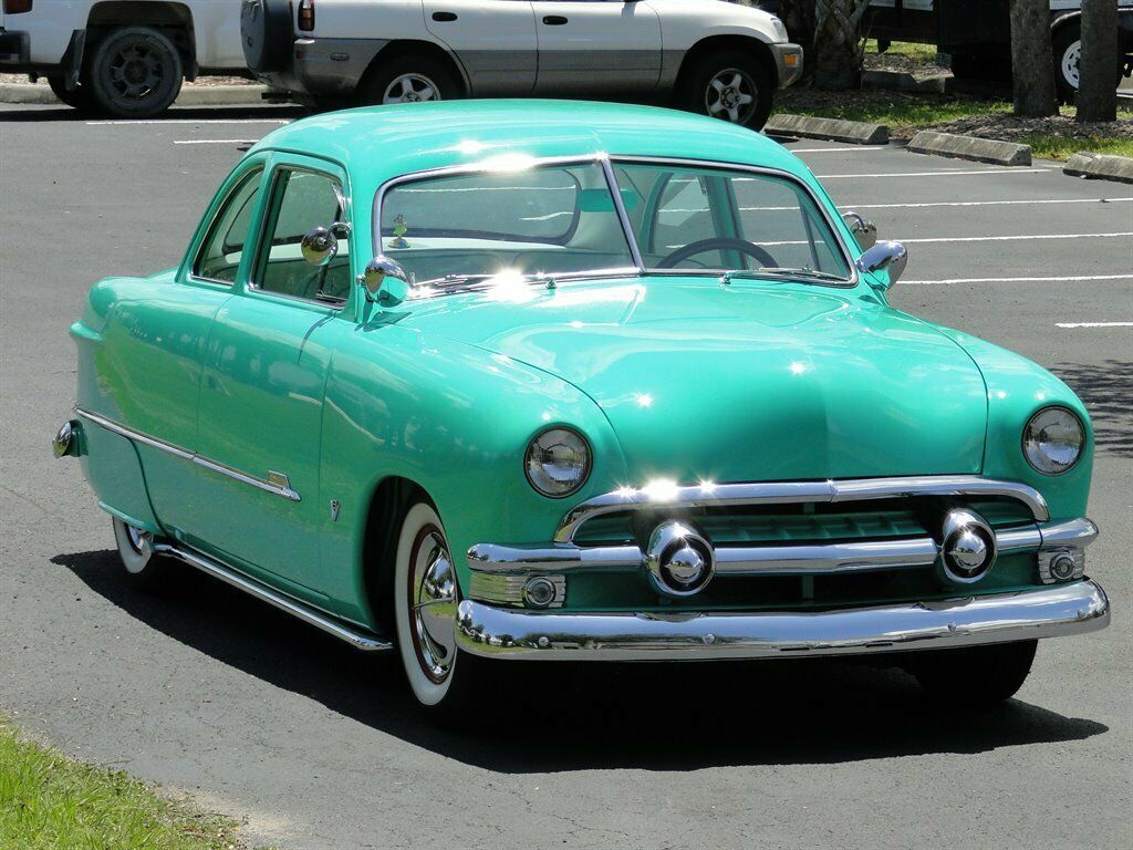 1951 Green Ford Business Coupe 2d : 2 Door Hard TOP