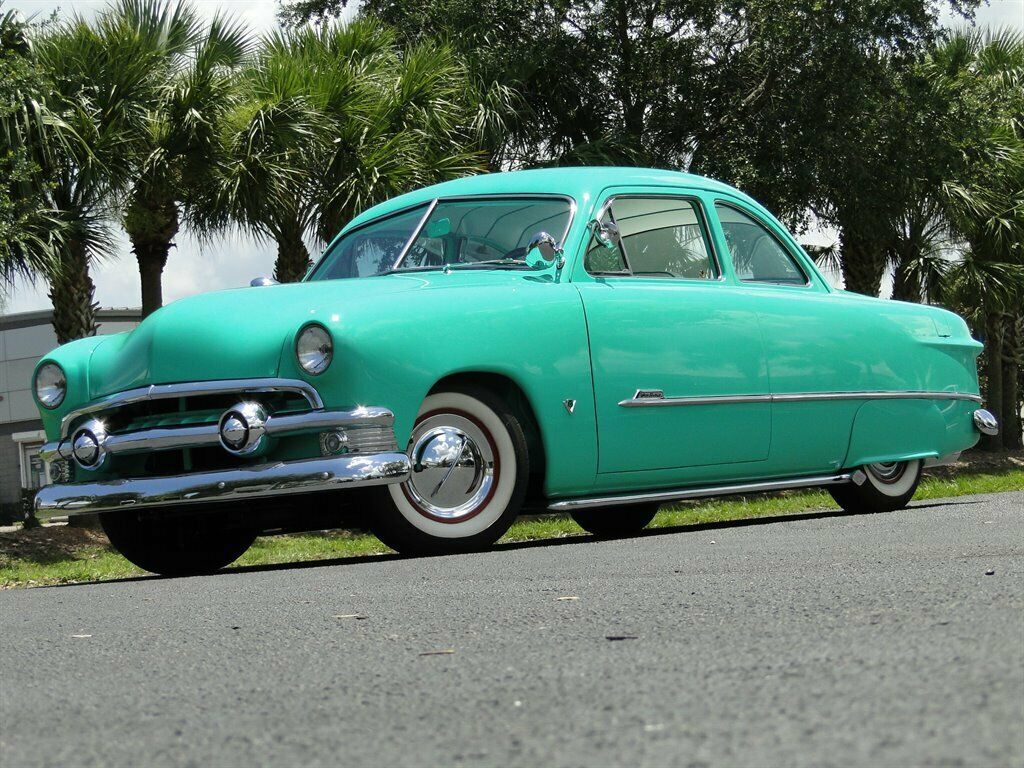 1951 Green Ford Business Coupe 2d : 2 Door Hard TOP
