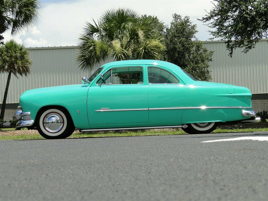 1951 Green Ford Business Coupe 2d : 2 Door Hard TOP