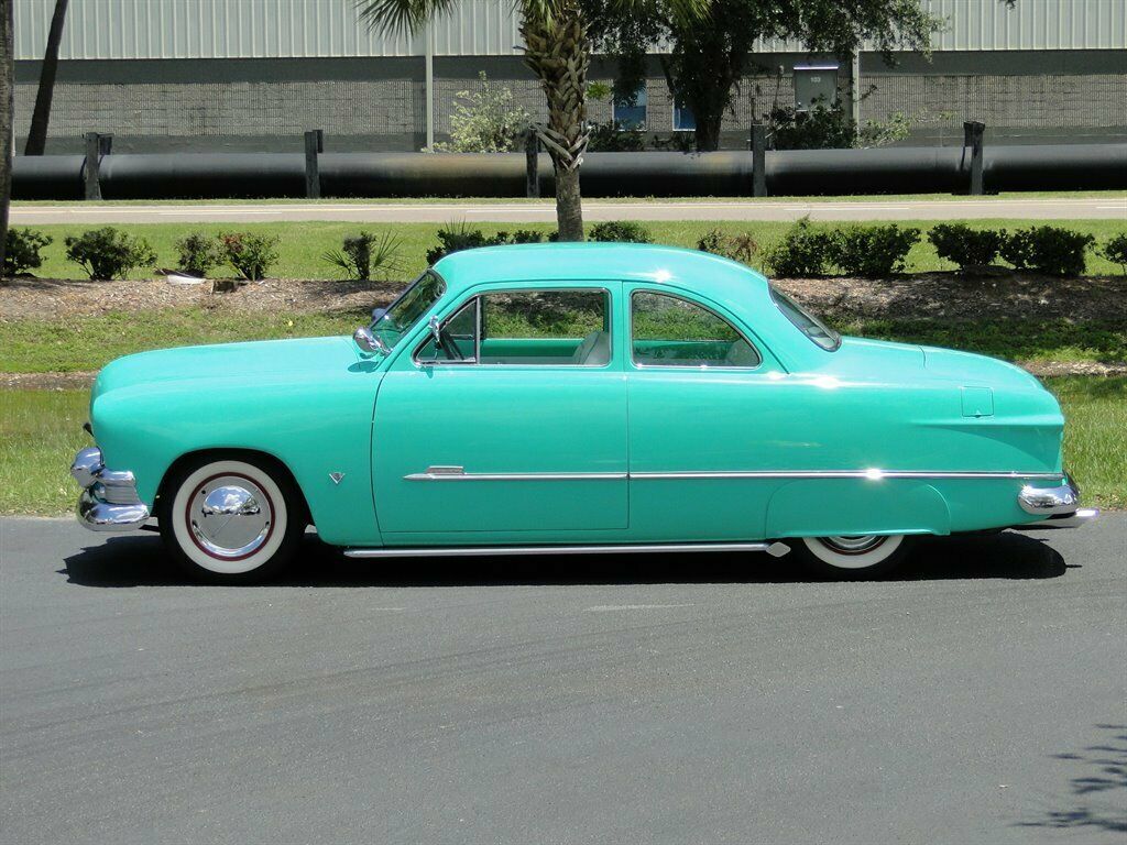 1951 Green Ford Business Coupe 2d : 2 Door Hard TOP