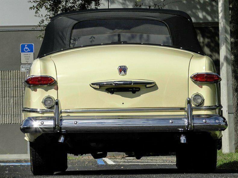 1951 Yellow Ford Deluxe Convertible
