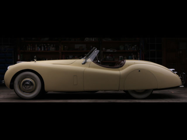 1951 Yellow Jaguar XK Convertible