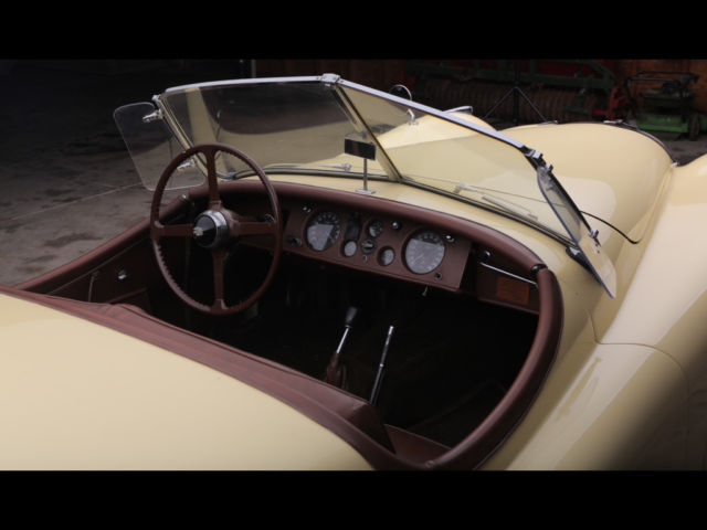 1951 Yellow Jaguar XK Convertible