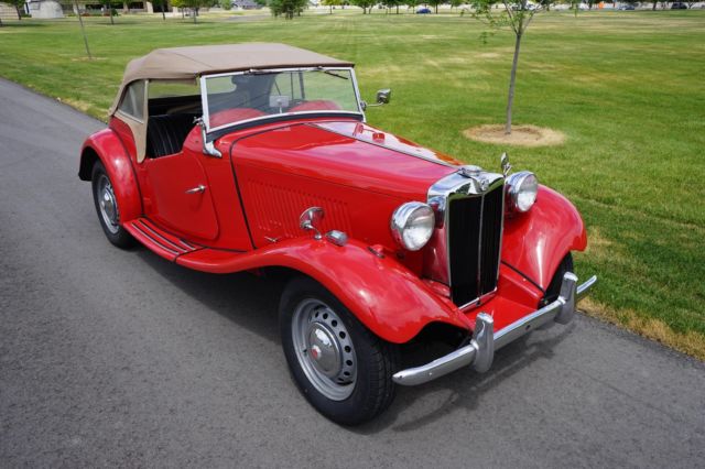 1951 Red MG T-Series --