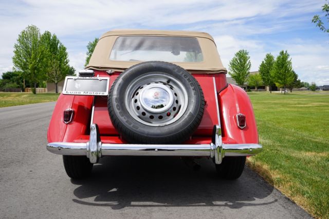1951 Red MG T-Series --