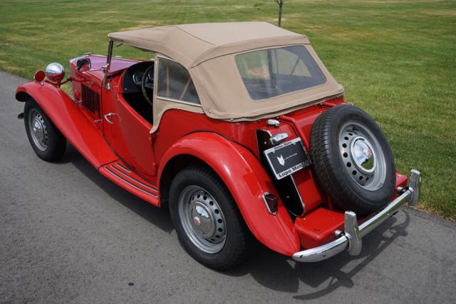 1951 Red MG T-Series --