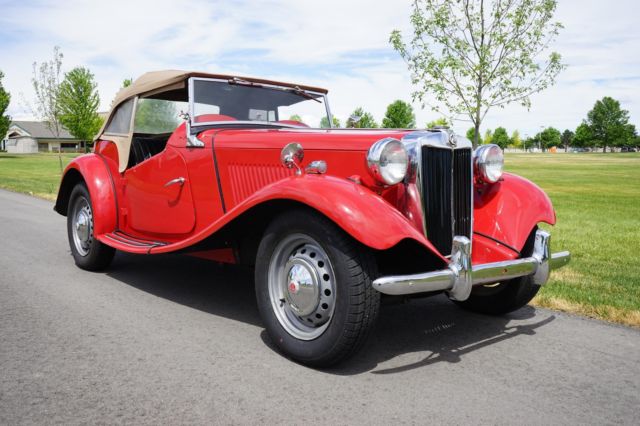 1951 Red MG T-Series --