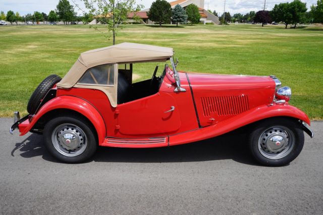 1951 Red MG T-Series --