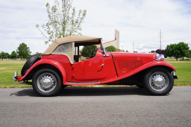1951 Red MG T-Series --