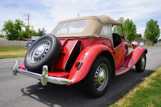 1951 Red MG T-Series --